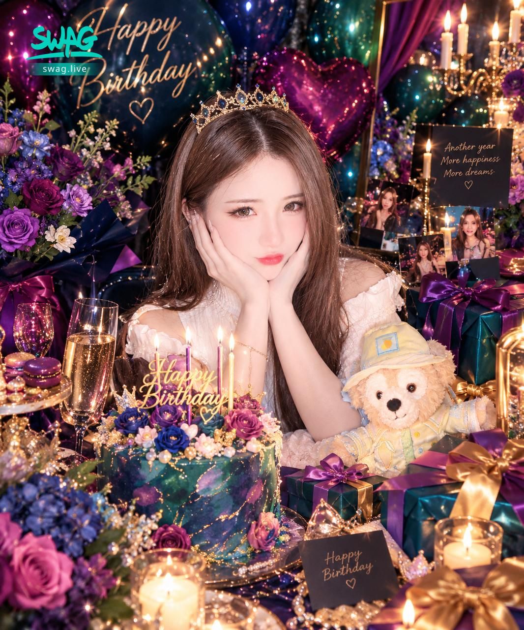 itsvina : 9/25 薇娜生日慶典即將展開,22:30 準時開啟我們的專屬派對 🥂我準備了滿滿的驚喜與心意,期待你的出現🥰
來陪我一起許願、吹蠟燭!帶上你的專屬祝福,點亮我的完美夜晚🎁✨
#主題直播