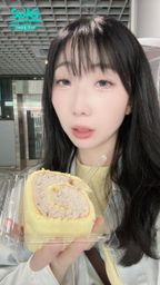 bershuka : 今日公事:拍攝🎬 收工啦!(偷吃一個超濃郁的芋泥捲)