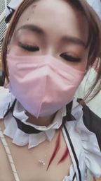ibarahime : 街頭的血色女僕 cosplay 💉 這眼神和妝容的細節太迷人了... 你也被這專屬的目光吸引住了嗎? #女僕 #cosplay #角色扮演 #眼神殺