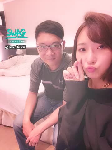  : 啾吉❤️ @sexygirlbebe 在後面喔喔叫🙈😂