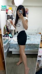 janicee : 夏日熊貓配色,扣環黑色迷你裙black and white
蝦皮最近好多一直私訊要買原味衣的人唷