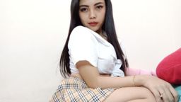 cimut : student who wear uniforms feel horny and masturbate before going to school💋💋