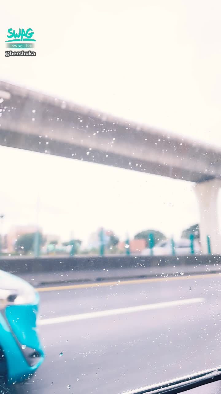 bershuka : wet cold rainy day ☔️ Everyone should pay attention to keep warm! 🥺
Momo is riding in a car... 🙀