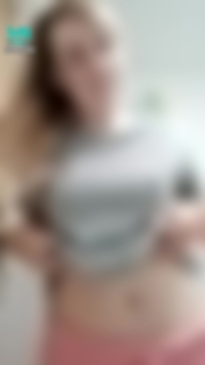 sweetleka : SHOW YOU STRIP IN MY BATHROOM 🤪😝🤩🔞 SHAKING TITS PINK NIPPLES