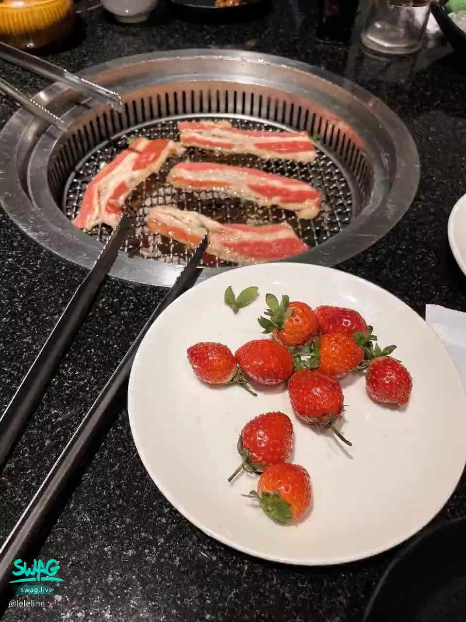 Bbq With Strawberries 🍓 Is Also A Good Choice ️ ️ Swag Lelelina Sex 