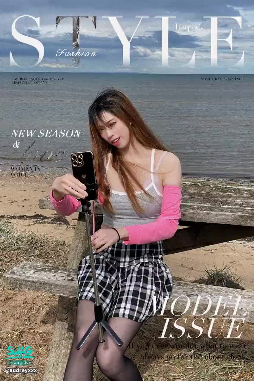 audreyxxx : 海邊就是我的直播間