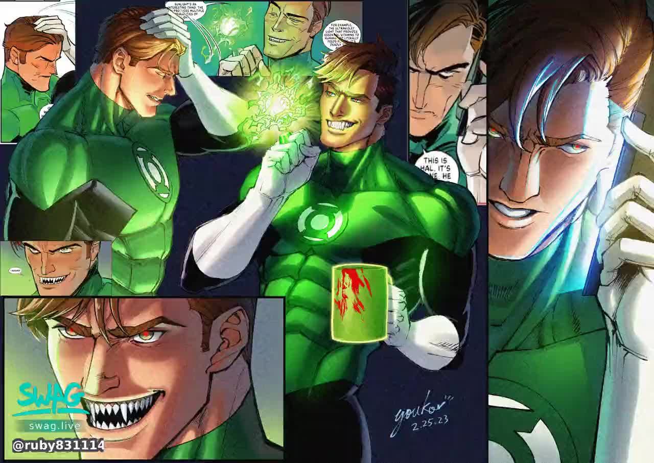 ruby831114 : Vampire Hal Jordan 💚 #GREENLANTERN #HALJORDAN