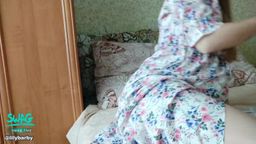 lilybarby : A beauty with a big pregnant belly caresses herself hotly and inserts a huge powerful dildo into a wet excited pussy. Pregnant MILF rides on a dildo, moans loudly and gets an orgasm