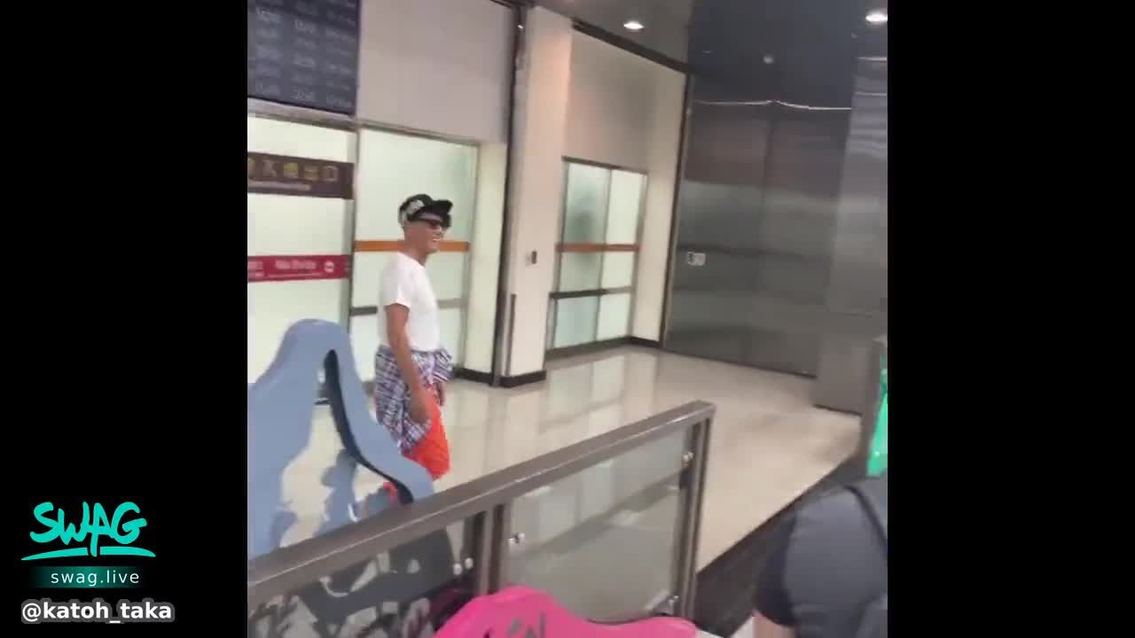 katoh_taka : 加藤鷹先生,帥氣抵台😎