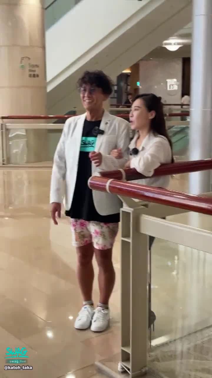 katoh_taka : 加藤鷹老師與可可逛101，可可的跳蛋舞好可愛