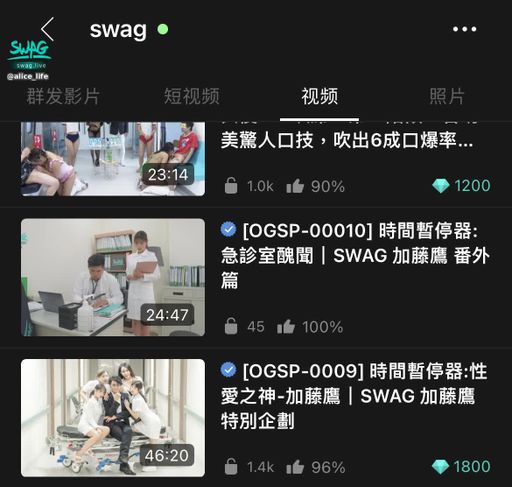 我的Av在swag官方帳號上架了 | SWAG