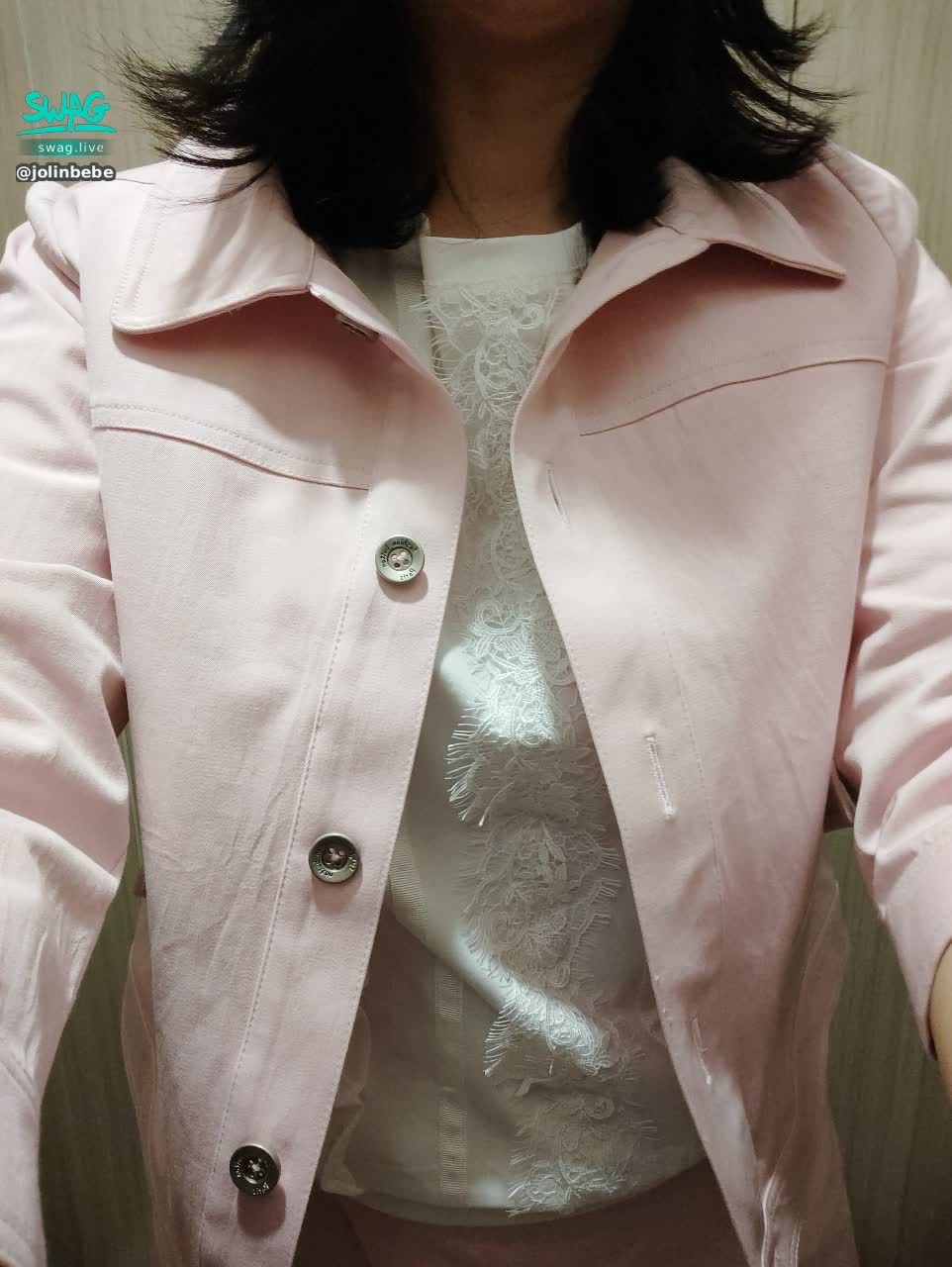 jolinbebe : 粉紅群性感f奶 騷 美爆