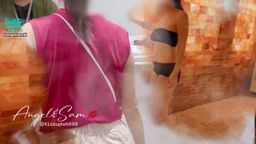 angelsam6699 : 與Sam體驗一起去體驗Onsen男女混浴,可惜還是有穿這網衣… 在裡面有很多不同國家的男人穿著這性感網褲,可惜那時候只有我與另外一位女人吧了… 在那溫泉不能拍攝 ,不能讓你們看見那些男人看到我後,他們的雞雞都變大變長🤭
Sam問我敢不敢脫光在10多個男人面前脫光,我告訴他說完全不會害羞了,經過這一年的經驗🤭
Sam說不得拍,就不要讓他們白看了🙄️