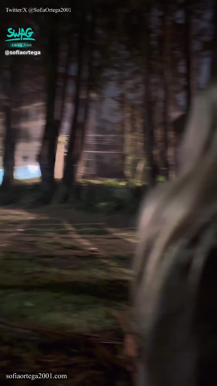 sofiaortega : 在路边的小公园里野战!