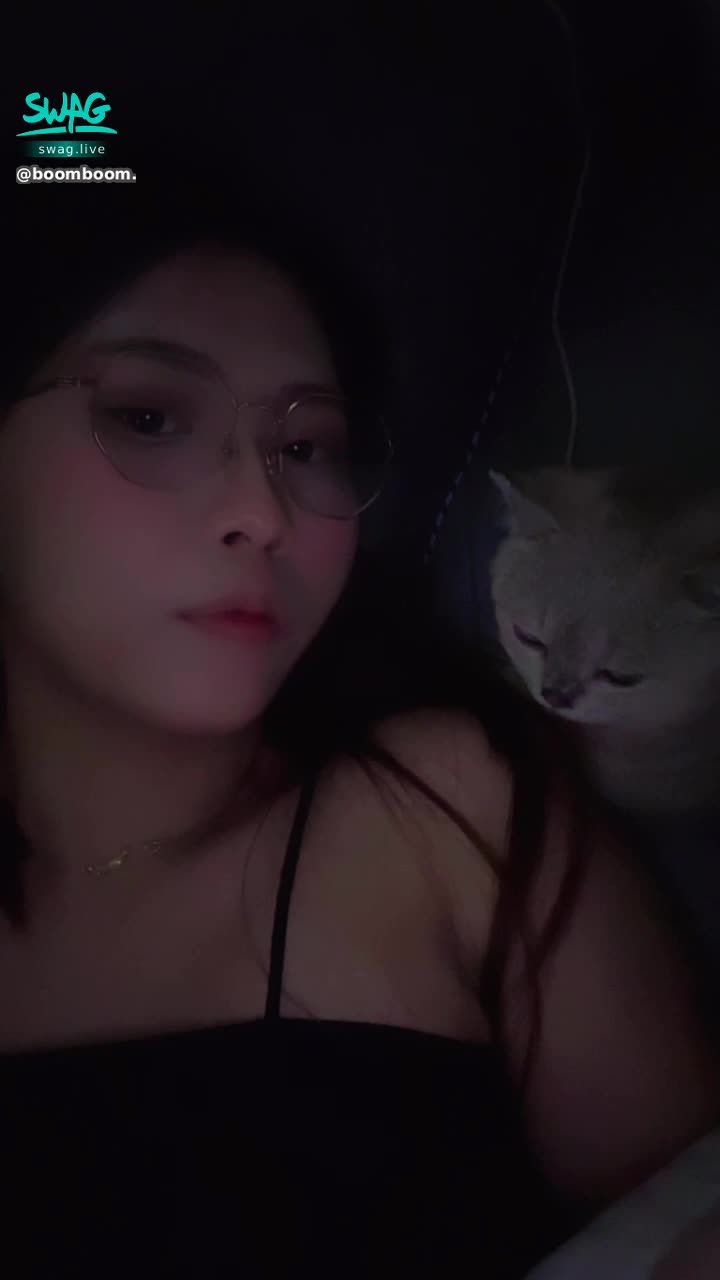 boomboom. : If I have a cat sleeping with me every day, why should I sleep with you instead? 🤣🤣🤣