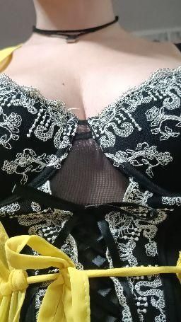 julielove : He squeezes my breasts while I ride his cock.