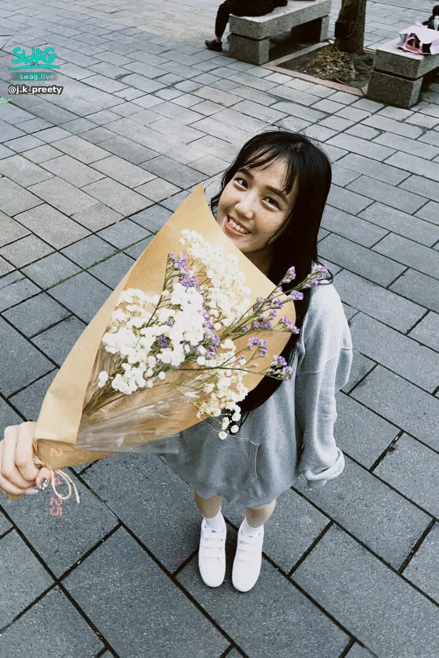 j.k_preety : 今天的我，甜到冒泡！☺️✨❤️