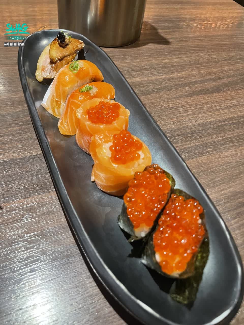 lelelina : ❤️❤️初體驗日料店
😛有人跟樂樂一樣愛吃好吃的日料嗎？
和對的人吃東西是一件幸福的事情❤️❤️❤️