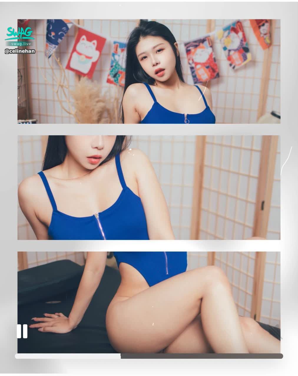 celinehan : 今天22:30上播喔！ 50萬💎玩雙穴😘