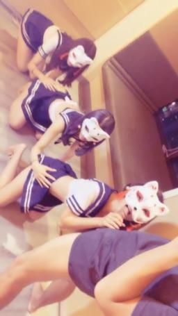 nanababe : Super Slutty Human Centipede 🔞‼ ️ It feels so good to eat an 18cm big cock