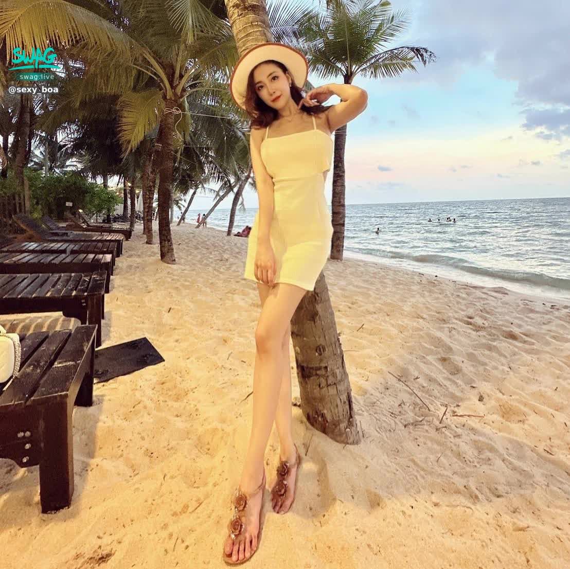 sexy_boa : 好美的夕陽`🏝️🏖️