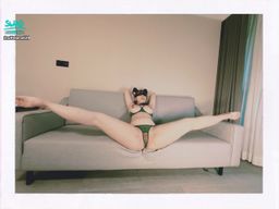 : Sexy kitten waiting for its owner to come home