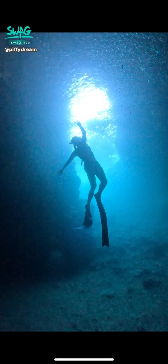 piffydream : 有沒有也喜歡自由潛水的朋朋🥰🥰🥰