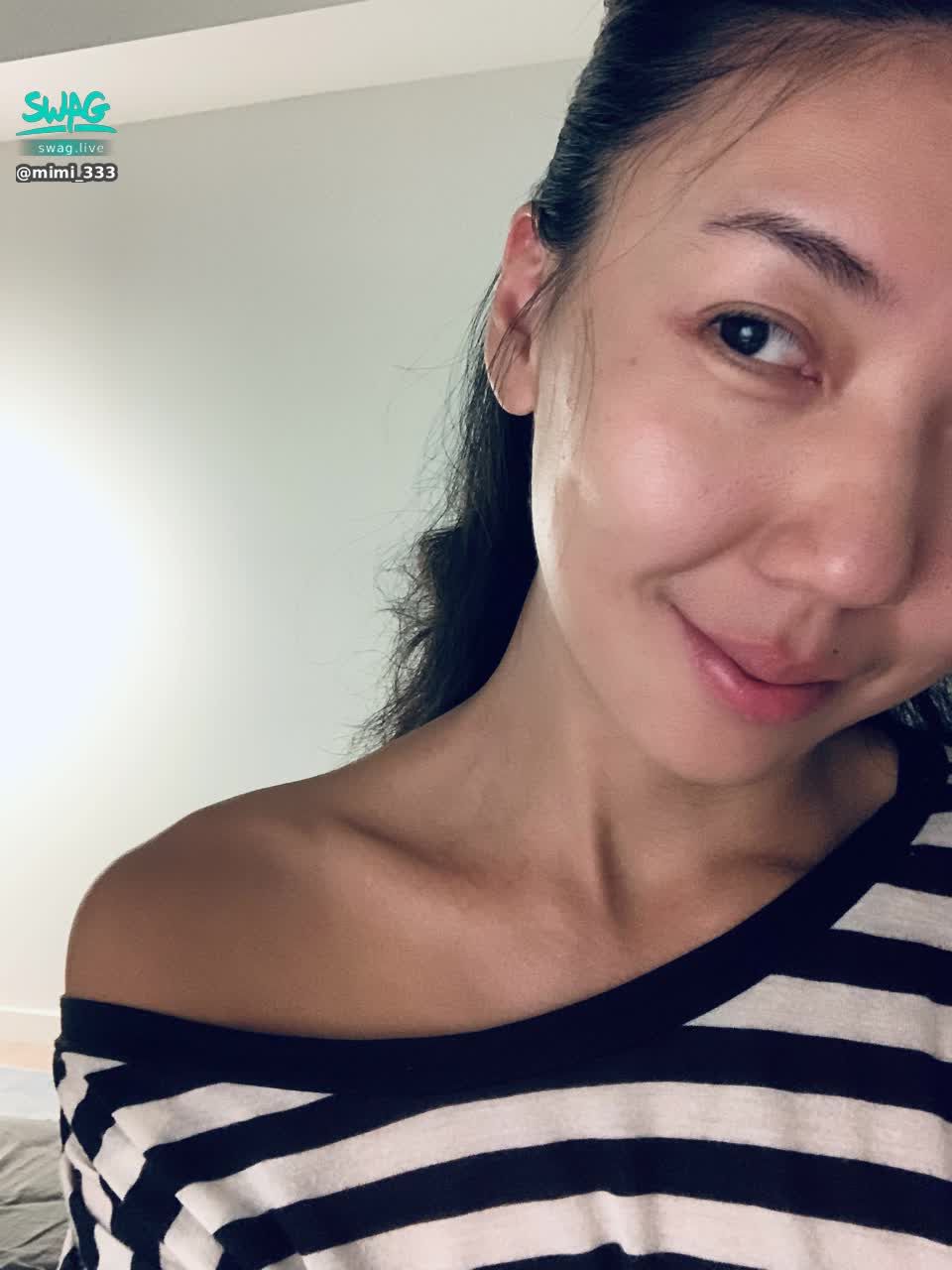 mimi_333 : 雖然早上擁有自然光的我很天然、不用再打光
但是晚上消水腫之後的五官端正
這就是我為什麼總是在晚上才出現啊啊啊啊啊啊