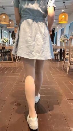 nanababy6503 : 假日的娜娜，絲襪美腿，裙襬搖搖