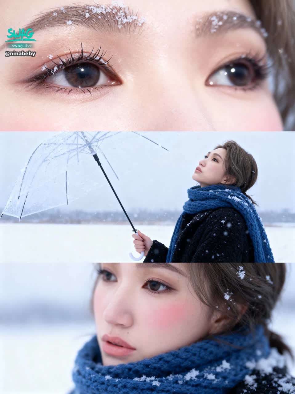 ninabeby : 下雪了誰來陪我看雪