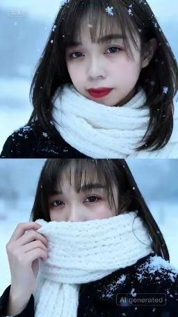 nana0897 : đứng trong tuyết 🤣