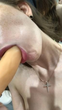 sweetkatty : blowjob with big Toys 💦😍😈