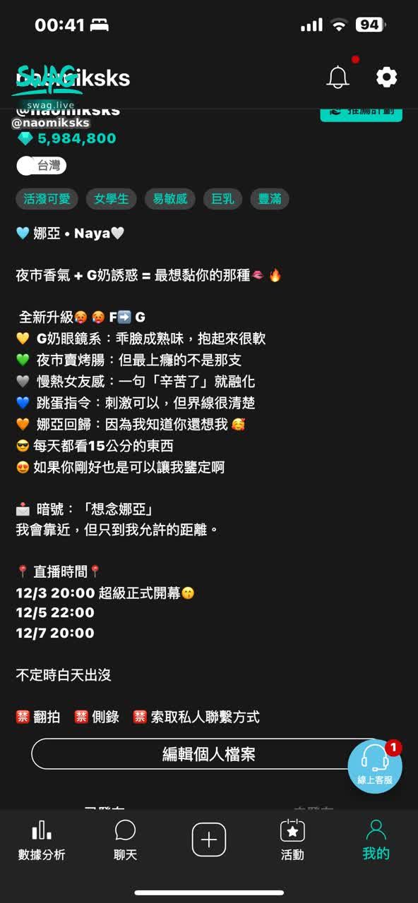 naomiksks : 舊雨新知😍怕你沒看到
禮拜三就是禮拜三
全新包裝熟悉的味道👅
Babe不怕你來
就怕你不來🥺那天絕對很精彩