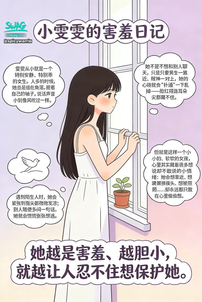 spicywarrior2645 : 小雯雯的害羞日记