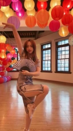 wasteful : 性感旗袍古典舞-牽絲戲 舞蹈表演
