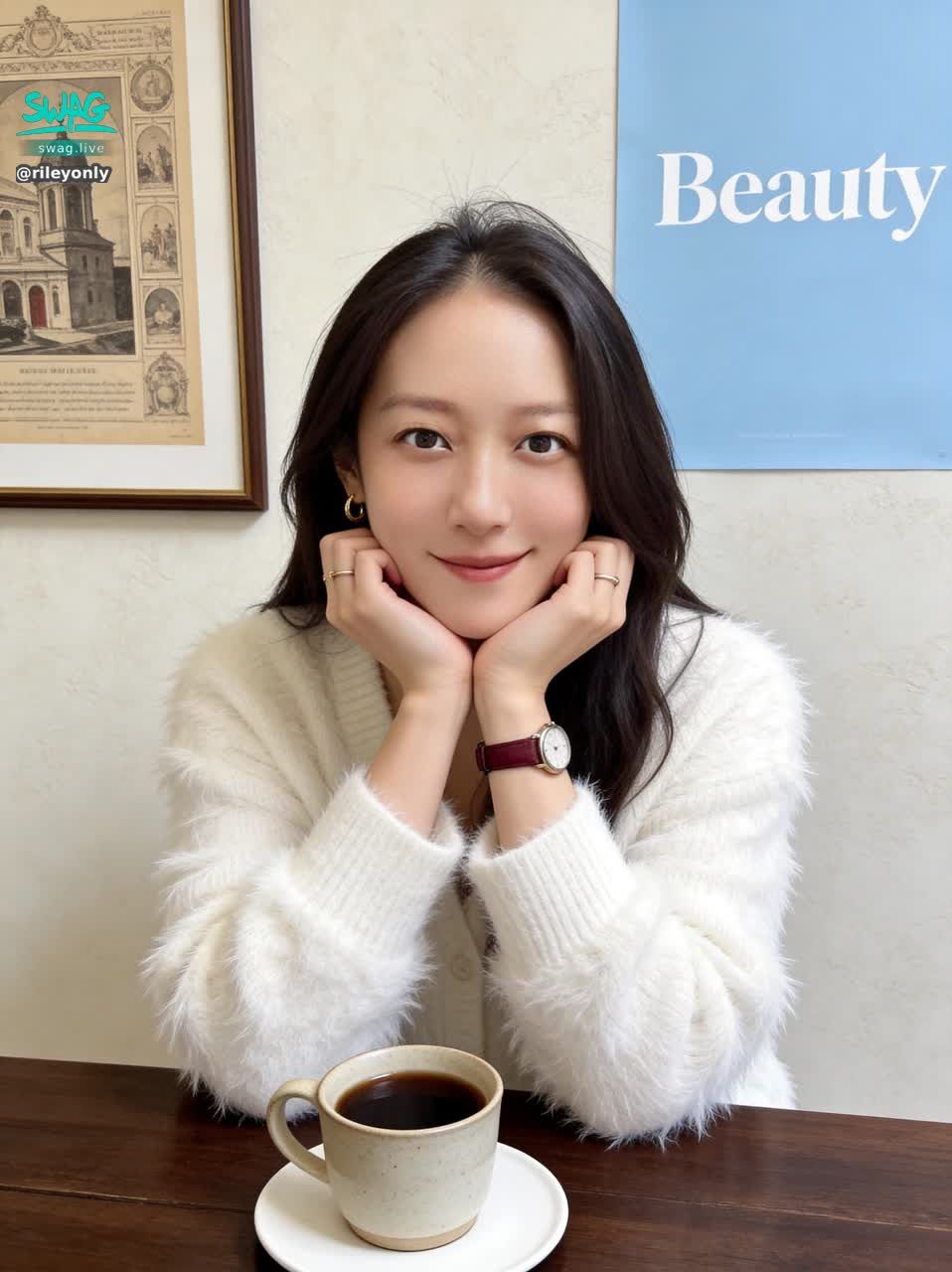 rileyonly : 大家都有好好吃早餐嗎?假日都要上課無法開播各位要想我哦🤭🤭🤭Babe