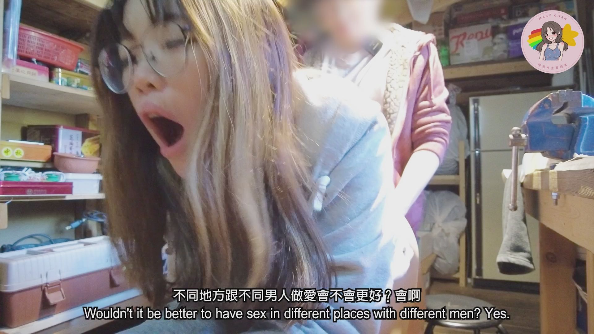 macychanhk : 男朋友幻想的不可能做愛地點 - 後園工程儲藏室,不想看假高潮,演技,借鏡? 即看香港女生真實非演技做愛實錄,立即解鎖 @macychanhk