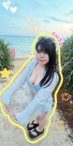 yuuna_bea : 想把這份藍色的溫柔送給你🩵
