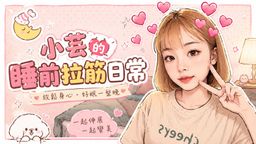 superstaryun : 小芸的睡前拉筋日常紀錄片💕