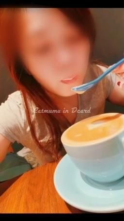  : 我嘴巴白白的😆是奶油啦😆😆